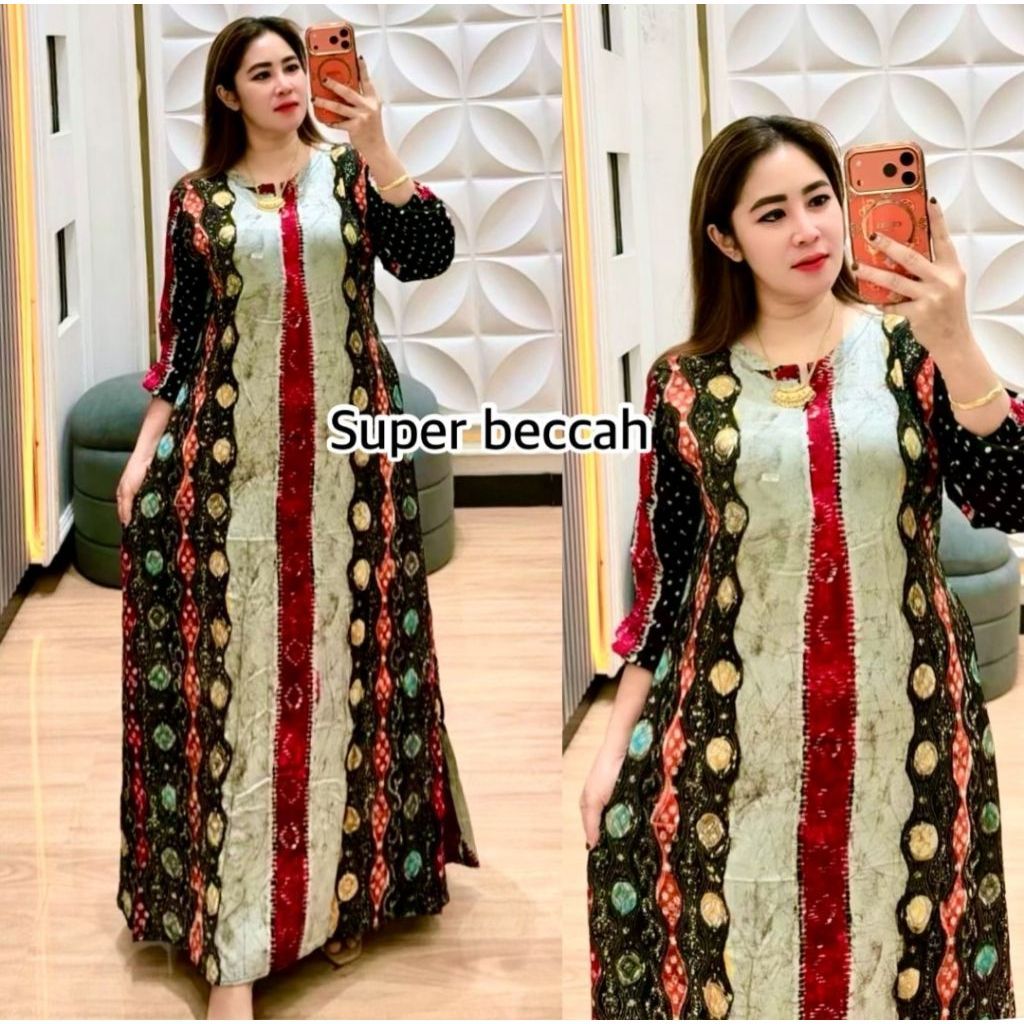 Gamis Rayon twill setorjoan/batik