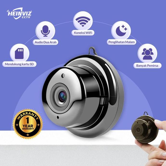 Franwell V380 Mini J2 CCTV Kecil HD Kamera tersembunyi Kamera CCTV Mini IP CCTV Camera Kamera keaman