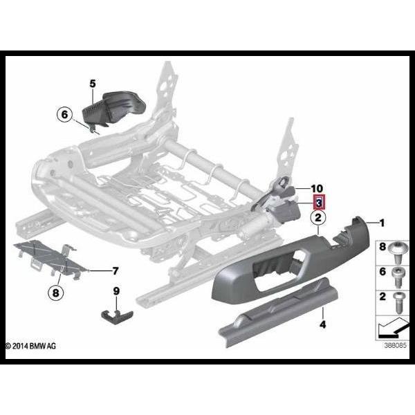 DISKON ORIGINAL BMW F20 F30 F34 F80 M3 F36 COVER PENUTUP SEAT BELT HITAM TULISAN AIRBAG DI JOK DEPAN