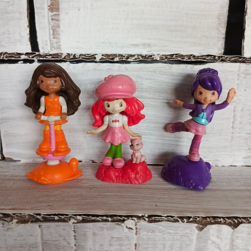 Preloved Figur mainan karakter Strawberry Shortcake Orange Blossom Raspberry Torte