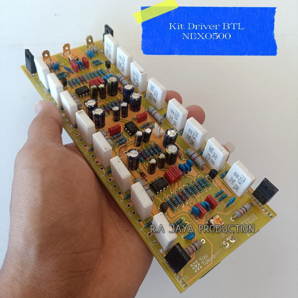 Kit Driver power NEXO500 BTL 2u 20cm balap suara nendang tinggal pasang tr final dan heatsink.