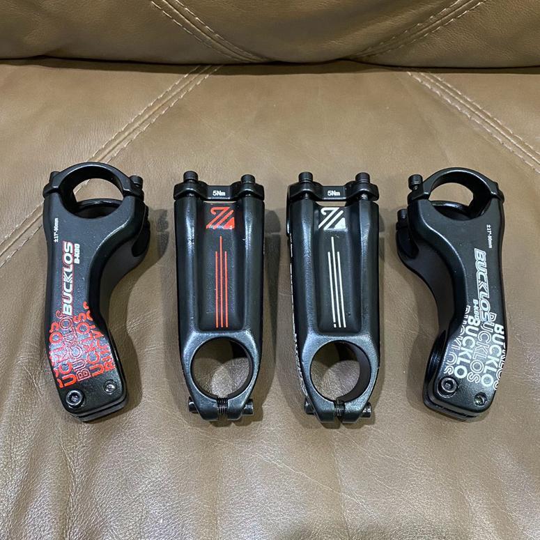Stem Stang Sepeda Nunduk BUCKLOS -17 Derajat 90mm Oversize Bahan Alloy sepeda