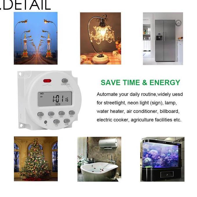 Timer Digital Progamable Timer Switch Relay Countdown - Timer Dc 12V
