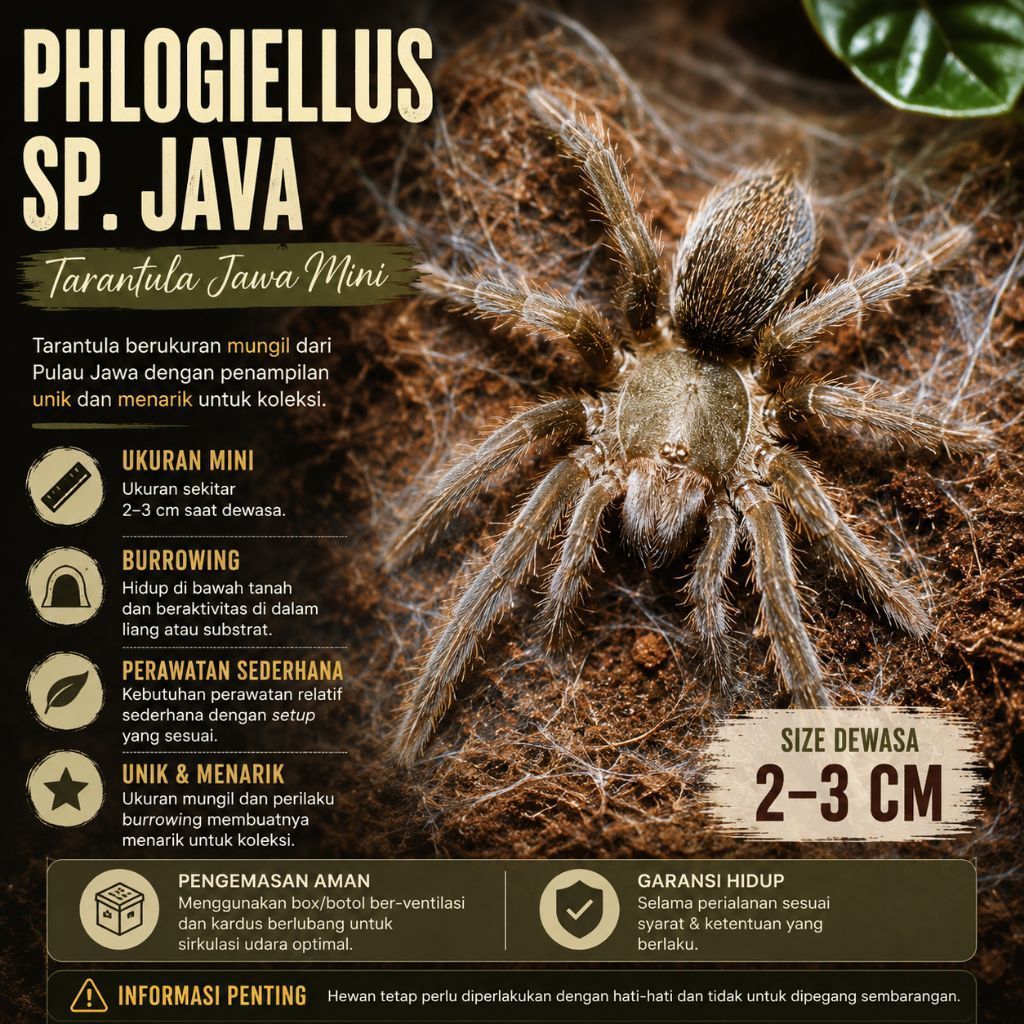 Mainan Tarantula Mini Jawa