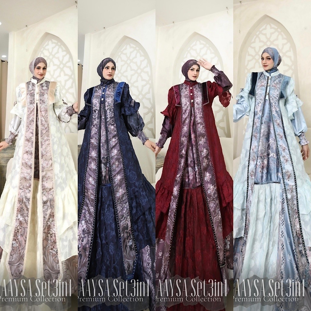 Gamis Maaysa Set Scraft by Trevana Gamis Terbaru Trevana