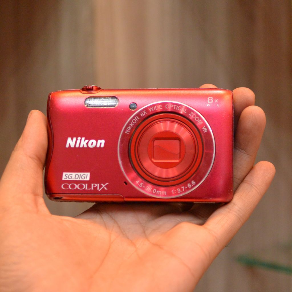 Kamera Nikon Coolpix S3700 Red Digicam Digital Camera