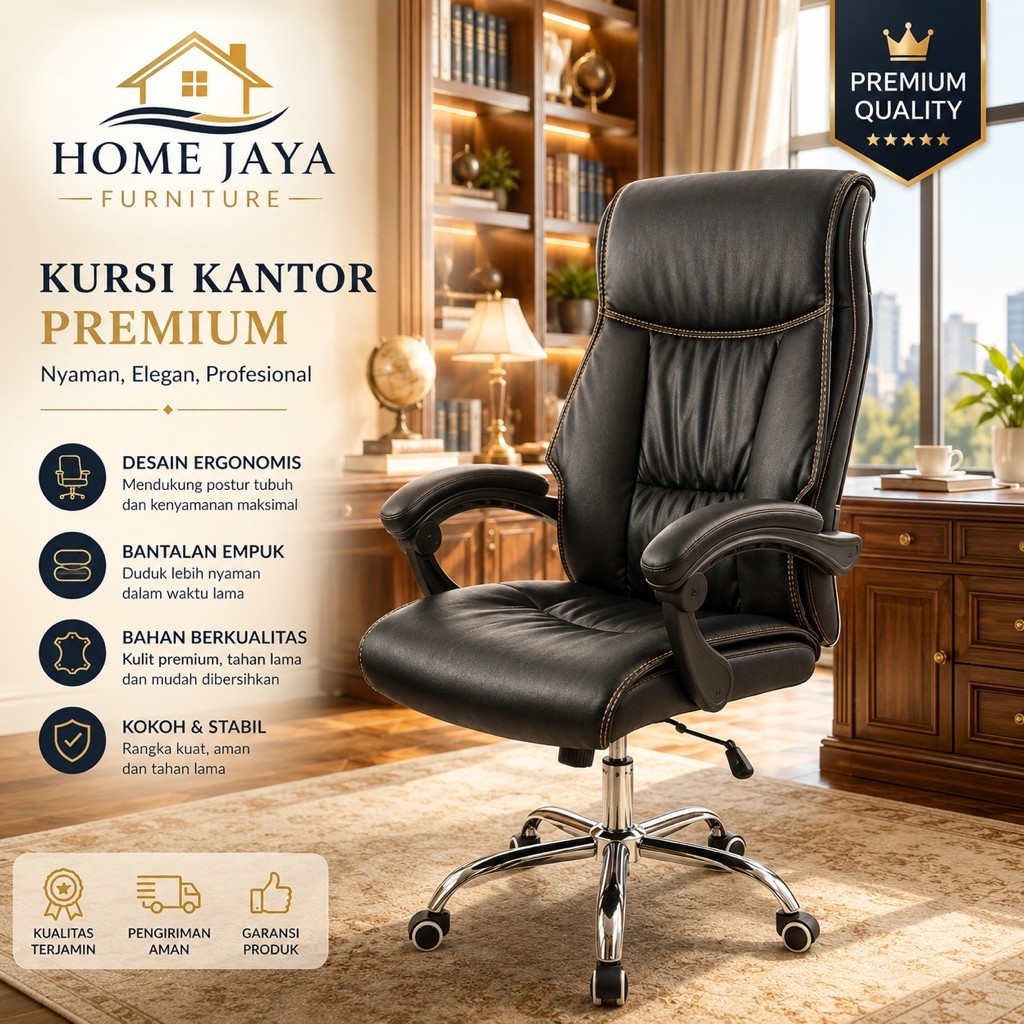 KURSI KANTOR PREMIUM/ KURSI PUTAR KANTOR / KURSI PUTAR / KURSI KANTOR