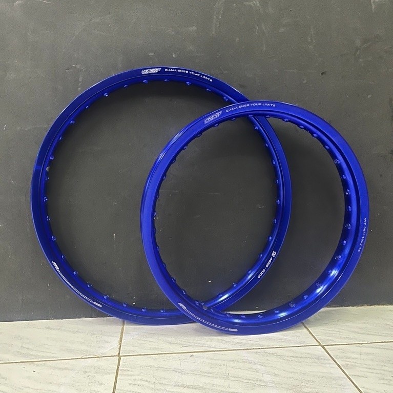 Velg 18.215 / 21.160 Set Depan Belakang Scarlet MX Series Hijau Hitam Biru Merah