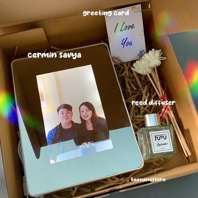 Hampers Cermin Ajaib Savya - Hadiah Wisuda Wedding Ultah Anniversary Wajah