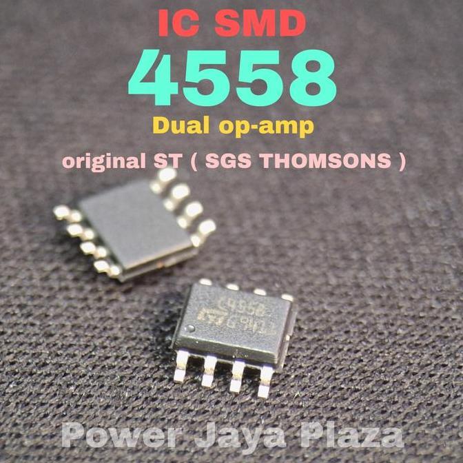 IC SMD 4558 DUAL OP-AMP ORIGINAL ST ( SGS THOMSON ) PJP79