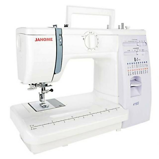 Mesin Jahit Janome 419S Portable Multifungsi - Body Besi, Mesin Jahit Mekanis dengan 19 Pola Jahitan