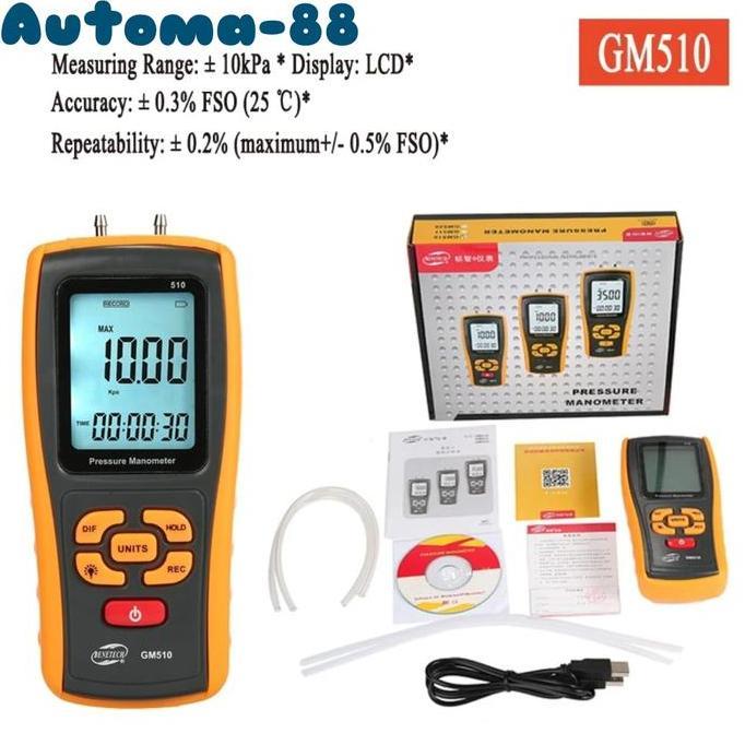 MANOMETER / DIFFERENTIAL PRESSURE / DP / PORTABLE MANOMETER DIGITAL AUTO
