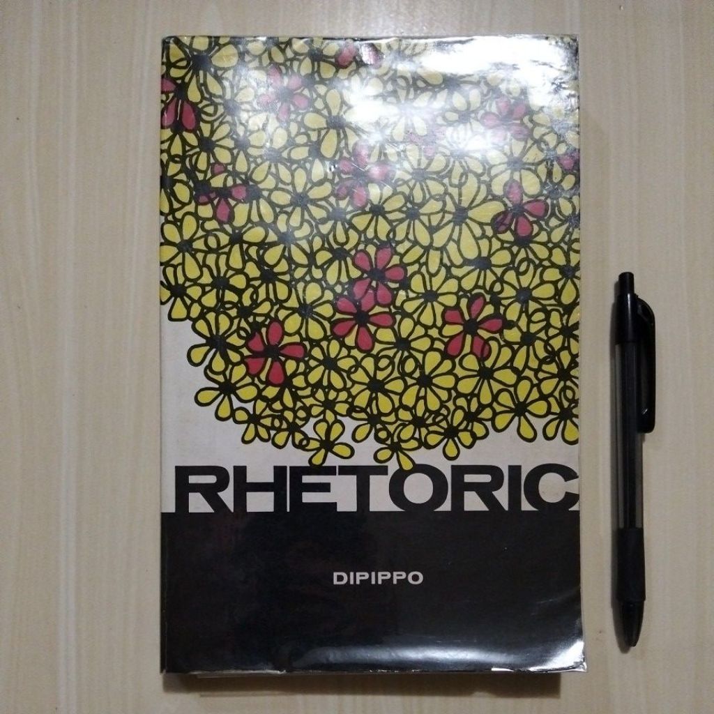 RHETORIC - ALBERT E. DIPIPPO - GLENCOE PRESS, 1972 - Buku Lawas Bekas Murah Original - C8