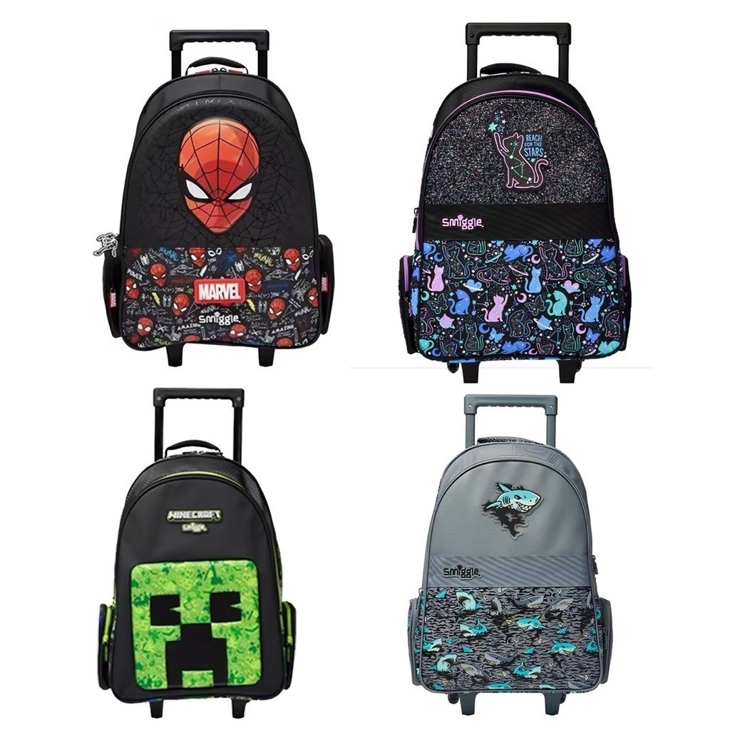 [KHUSUS BATAM] Tas Trolley Backpack Tas Koper Anak Sekolah Kualitas Mirror SMGL