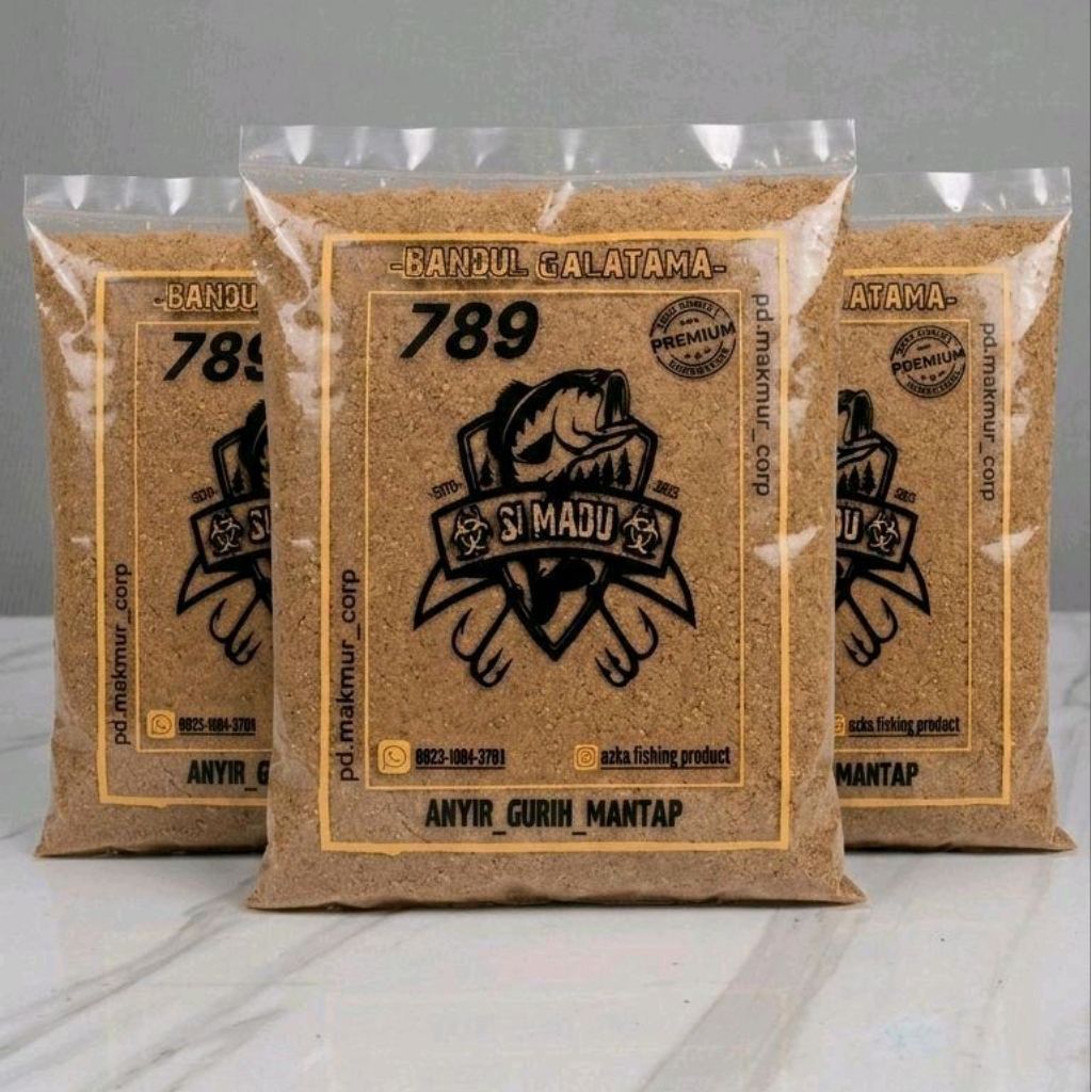 BANDUL SI MADU GALATAMA 789 (PREMIUM) 400gram,Pelet halus/bandul pengumpul ikan 789.