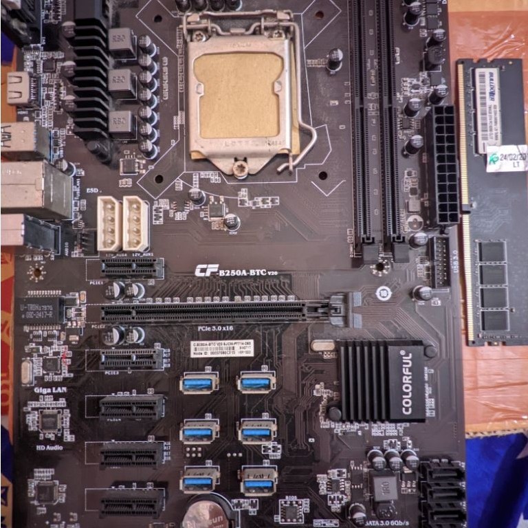Motherboard Intel Gen 6&7 LGA1151 DDR4 COLORFUL CF B250A-BTC V20