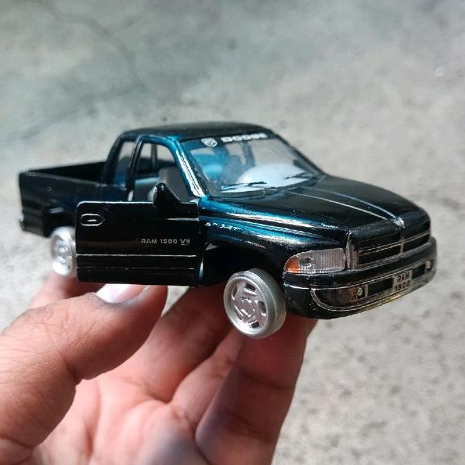 DIECAST LOOSE KINSMART DODGE RAM TANPA KARET BAN SKALA 1/44 DIECAST PICKUP DIECAST PICK UP