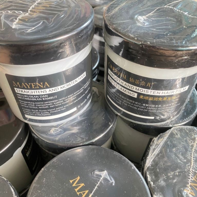 Mayena Straightens and Moisten Hair Cream Rambut 500g Meluruskan dan Melembapkan