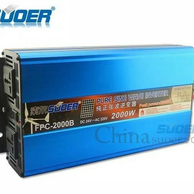 Pure Sine Wave Inventer 2000W 24V Fpc 2000B Suoer