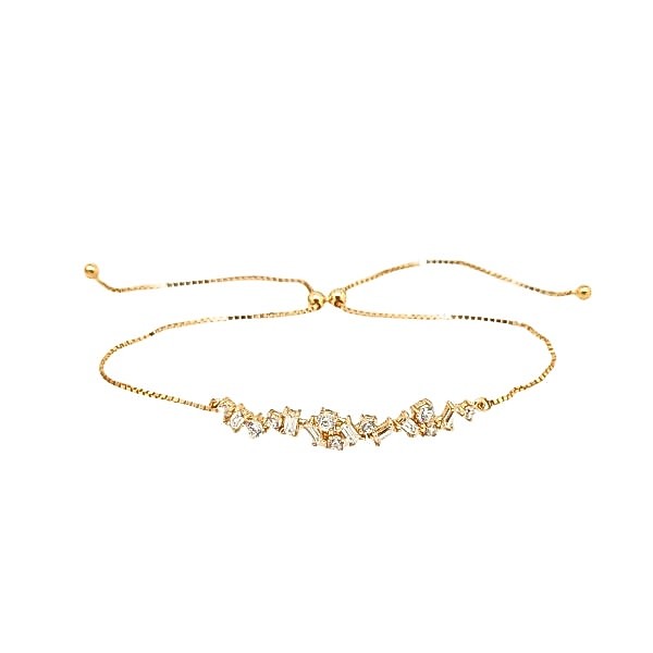 Gelang Sandra Dewi Gold Baguette Dazzling Collection 755 18K BC210330 SDW Gold