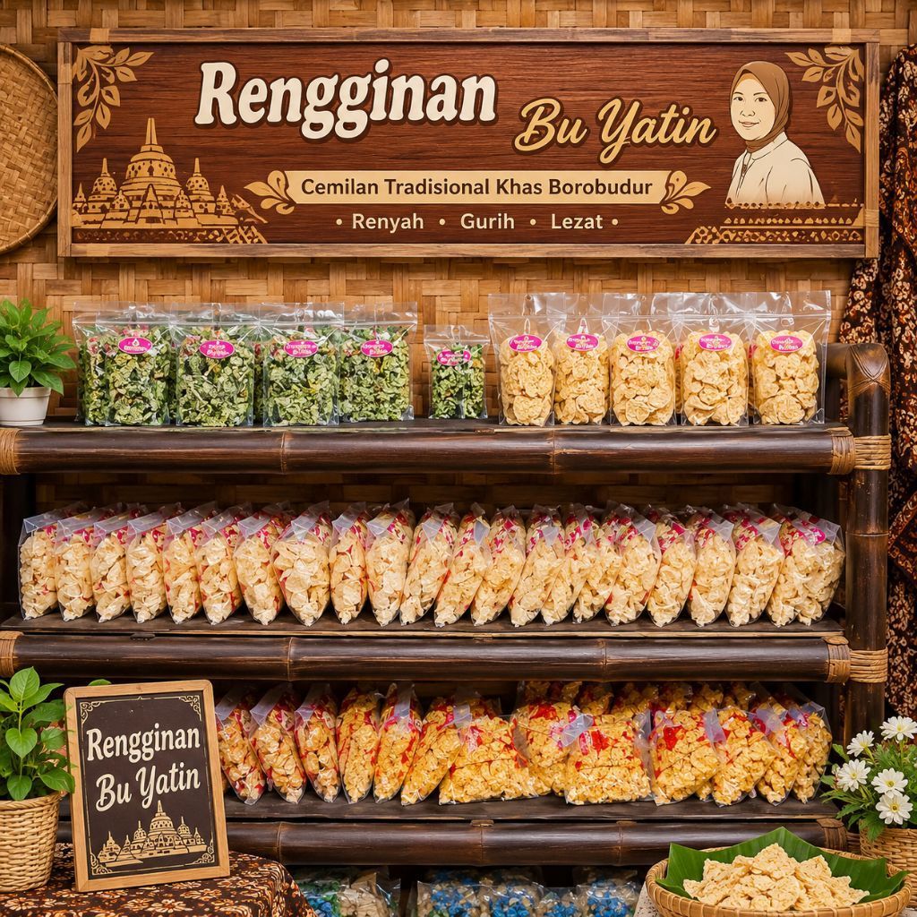 Aneka Cemilan Bu Yatin – Snack Tradisional Khas Borobudur Magelang || Cemilan Tradisional Bu Yatin A