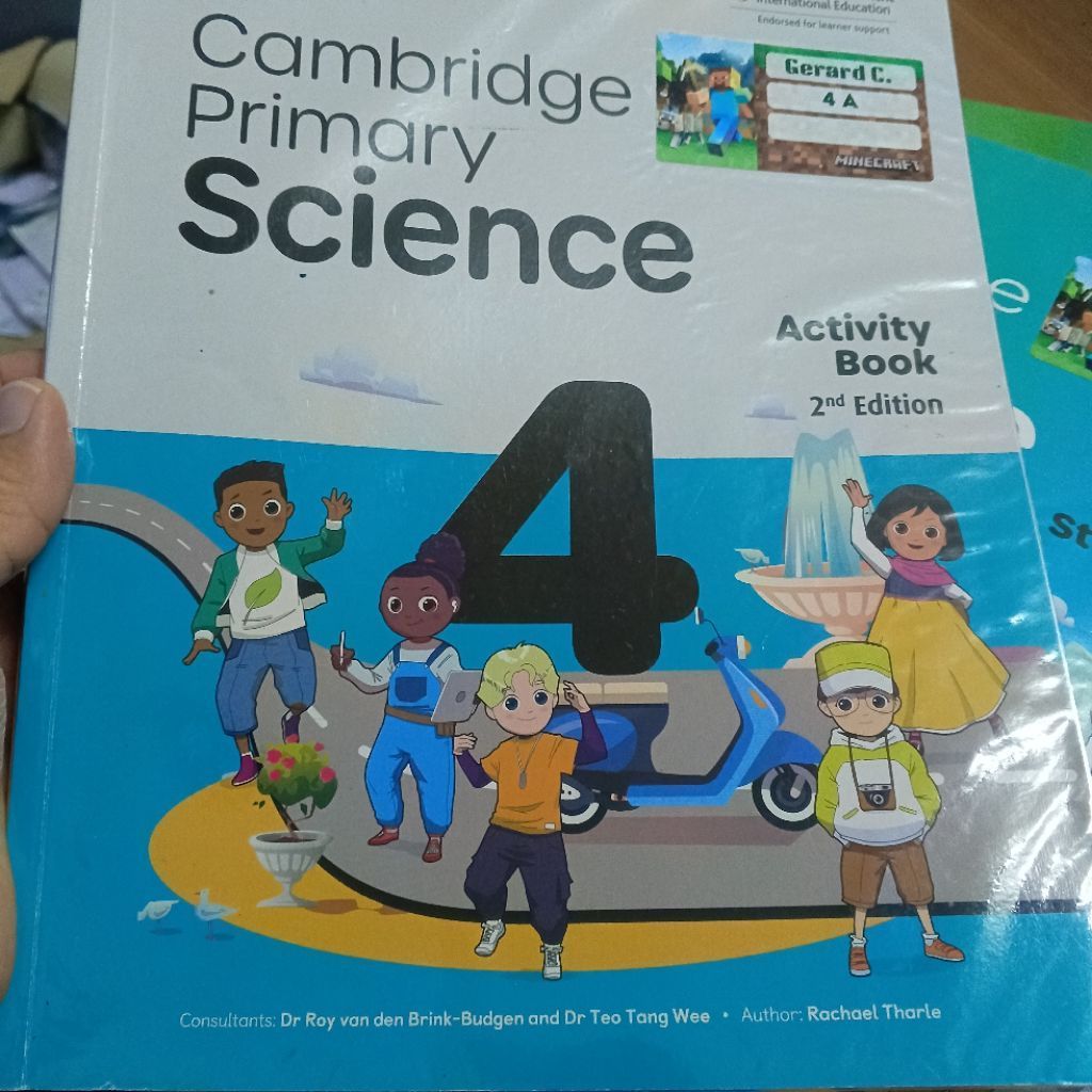 buku cambridge science activity book primary 4