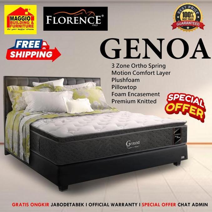 (Masterpiece) KASUR SPRINGBED FLORENCE - MATRAS FURNITURE - GENOA - FLORENCE MATRAS