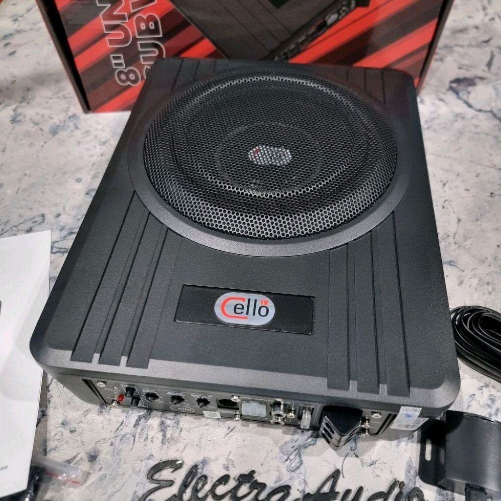 subwoofer cello slim 8 ukuran 8inch (BARU) subwoofer kolong