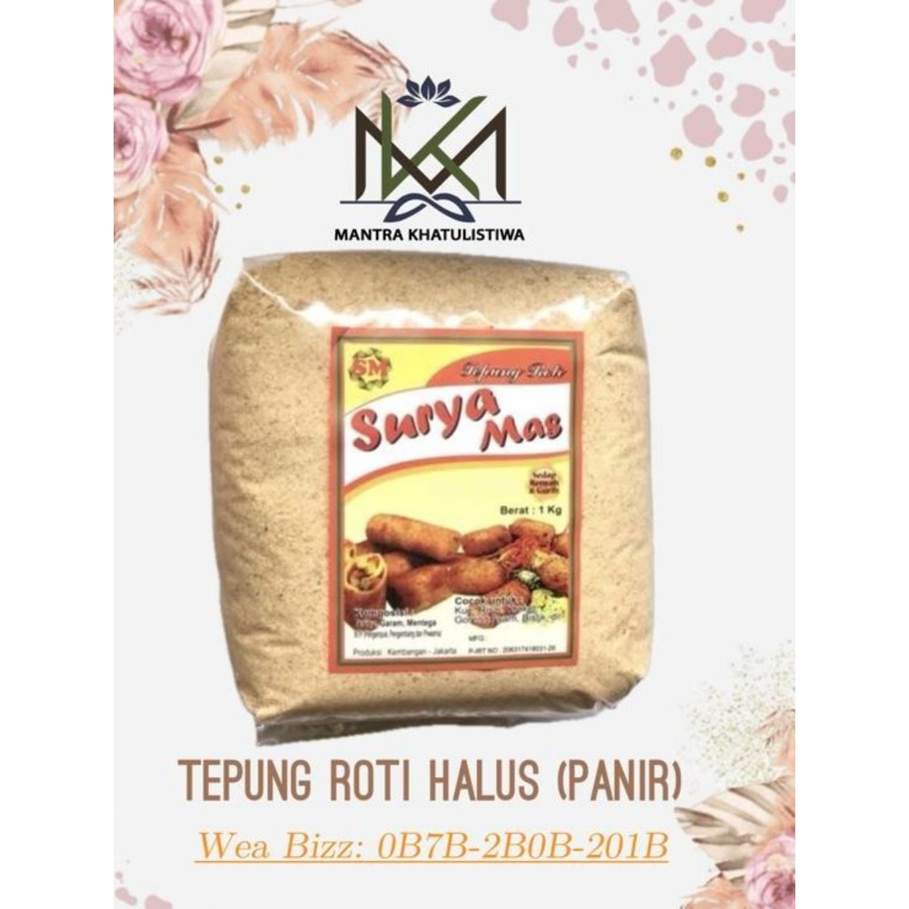 TEPUNG ROTI HALUS TEPUNG PANIR HALUS BREAD CRUMBS