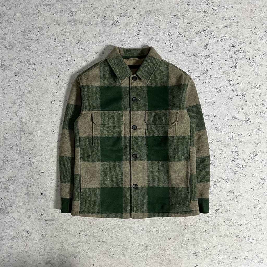 Uniqlo Plaid Overshirt Jacket