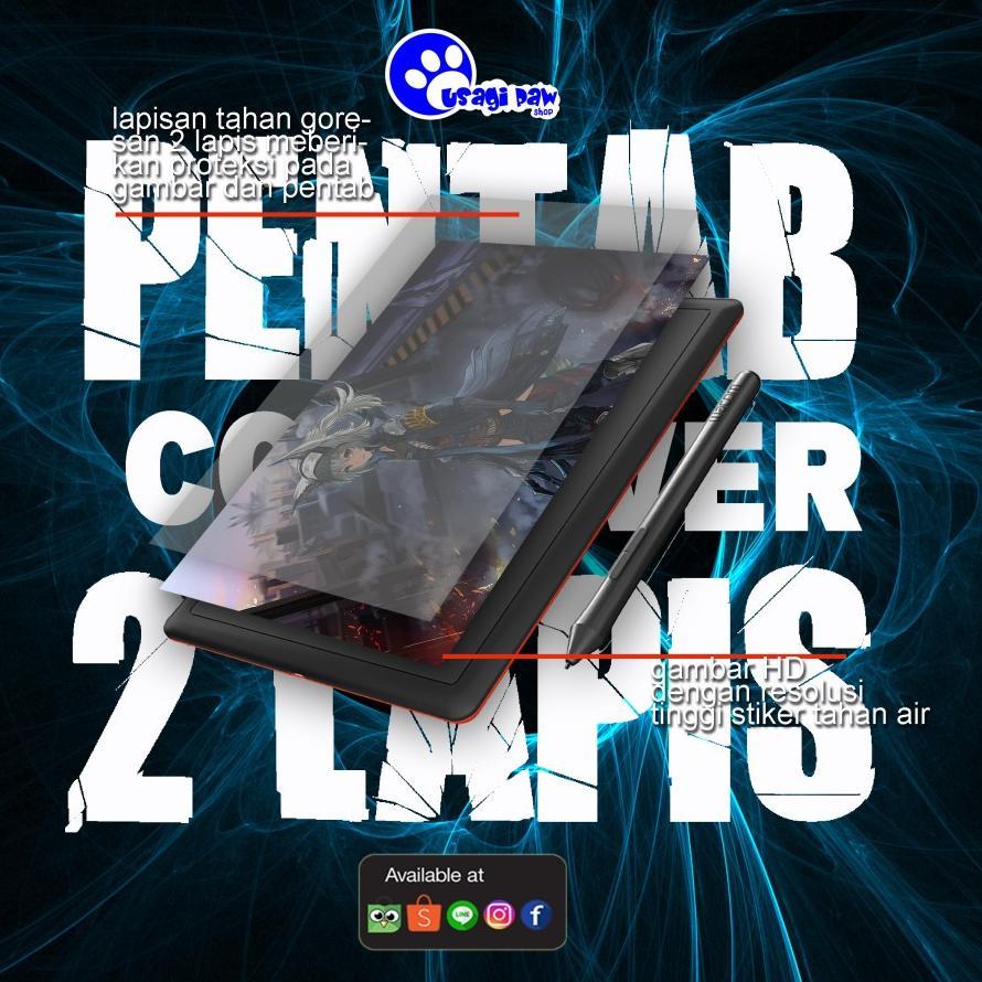 Custom Pentab Cover / Pen Tablet Cover / Tablet Skin Diskon