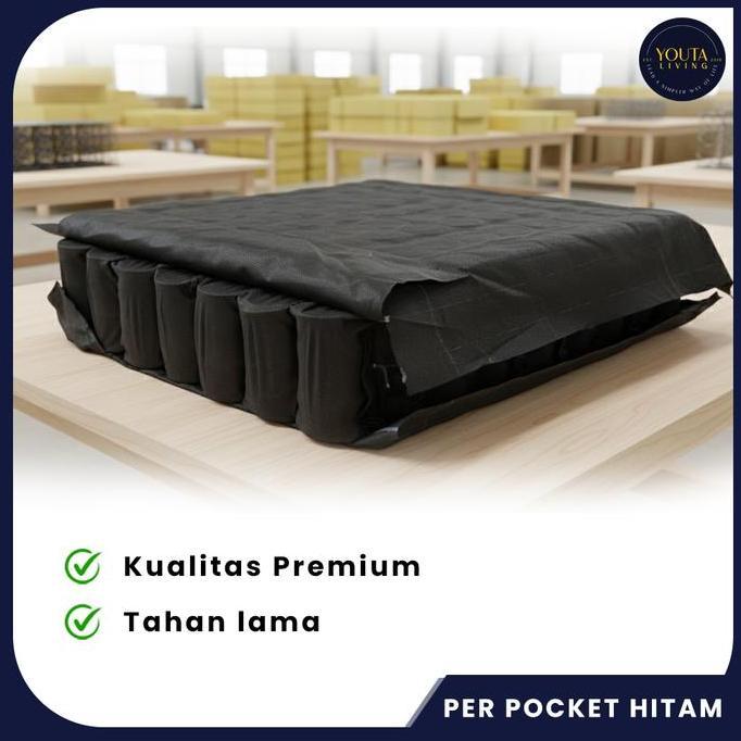(Masterpiece) PER POCKET SOFA WARNA HITAM/ PER SOFA / PEGAS SOFA