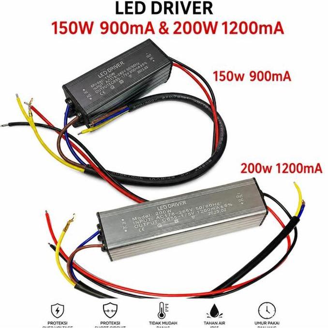 Led Driver Waterproof 150W 200W / Trafo Lampu Led 150 Watt 200 Watt / Ballast 150W 200W