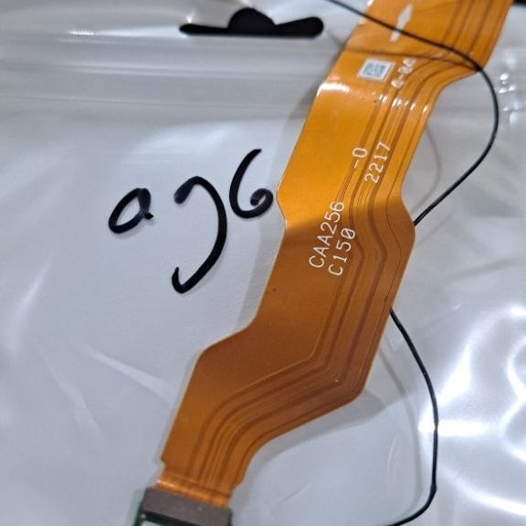 board bawah lcd dan fleksibel penghubung lcd OPPO A76 A96 ori cabutan