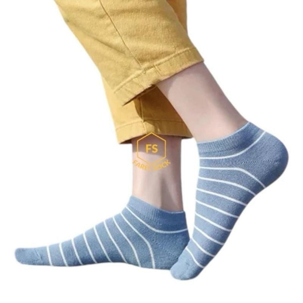 6 PASANG KAOS KAKI PENDEK MATA KAKI SALUR ENGKEL PRIA WANITA