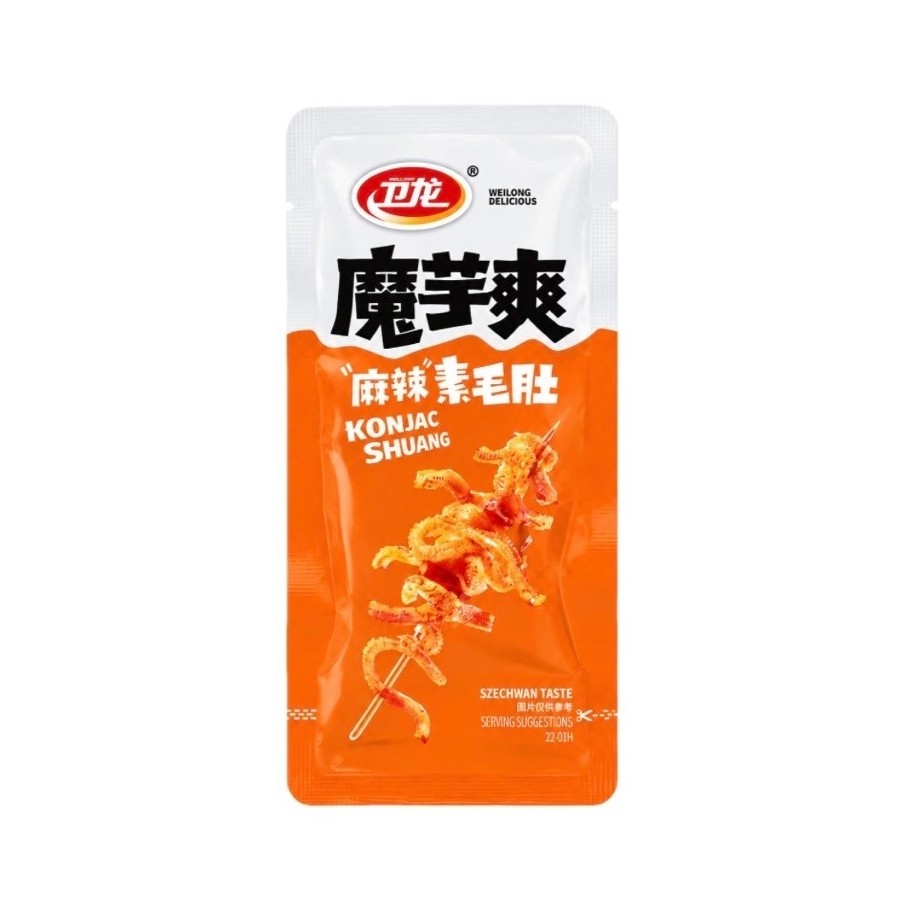 Wei Loong Mo Yu Shuang Spicy Konjac Mala Snack China Viral Enak Halal