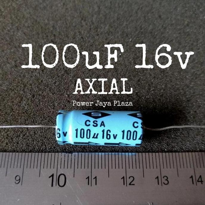 ELCO 100UF16V 100UF 16V AXIAL PJP79