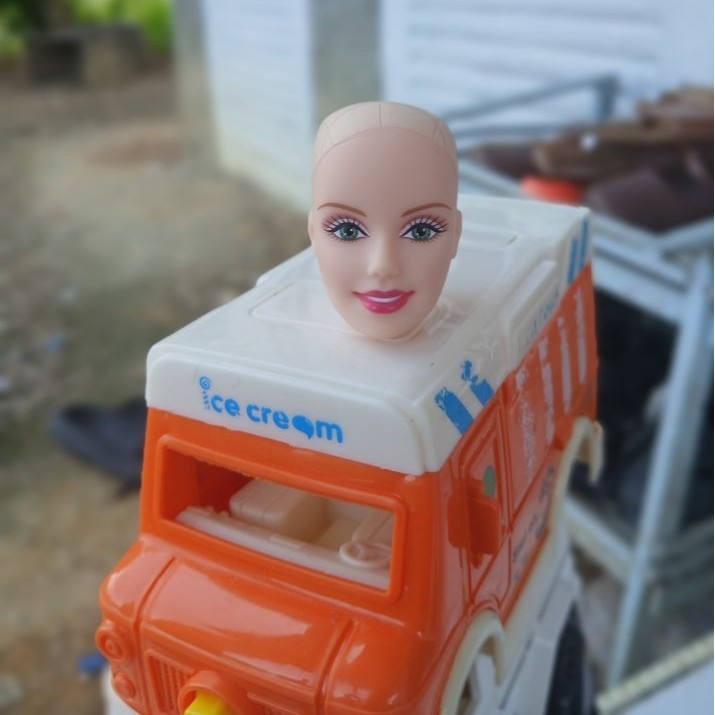 Kepala barbie clara repro