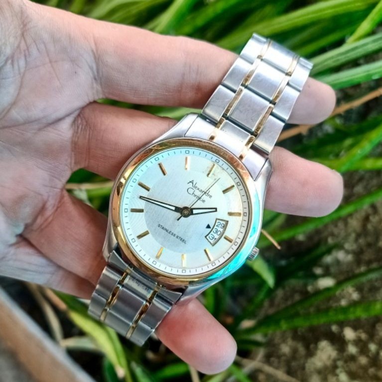 Jam Tangan Pria Alexandre Christie Classic Steel Quartz Original