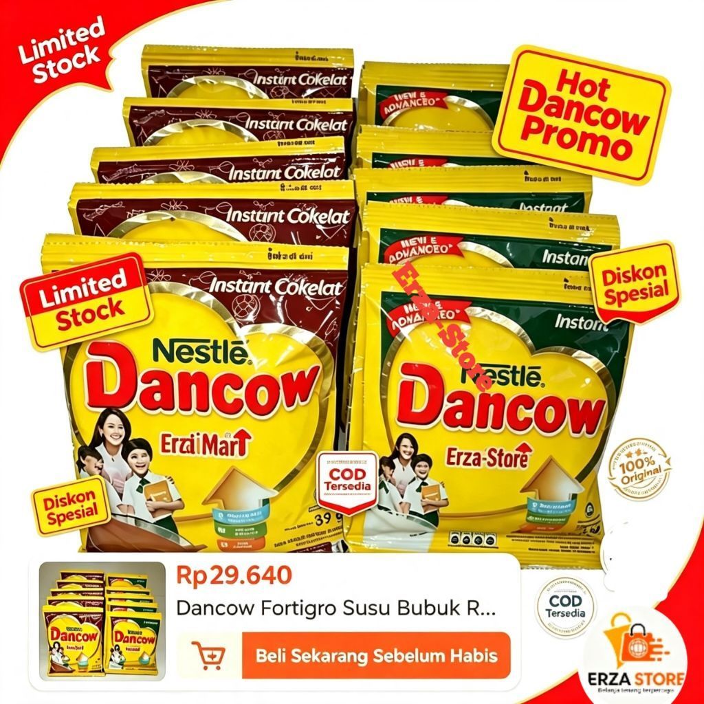 Dancow Instant Fortigro Sachet / Dancow Fortigro