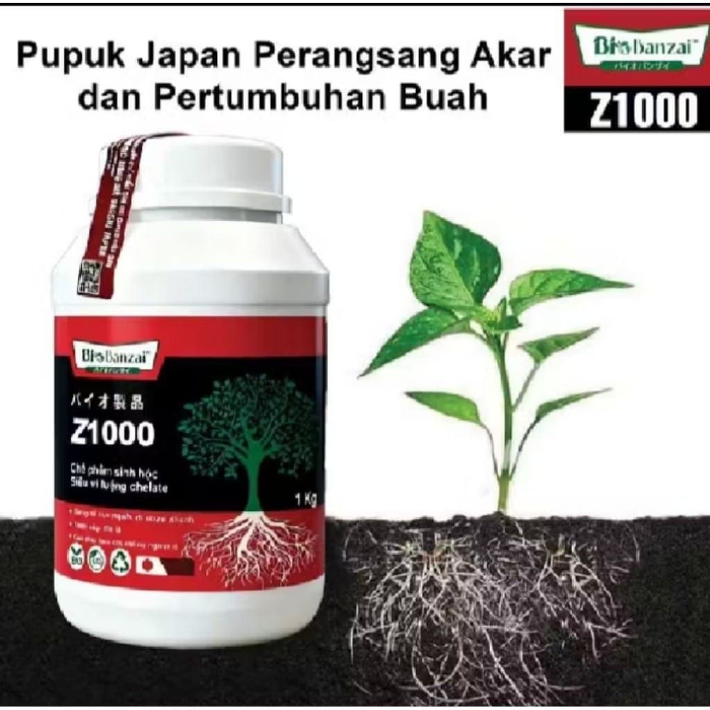 Pupuk Dasshu Z1000 - 1kg Pupuk Perangsang Akar Ramah Lingkungan