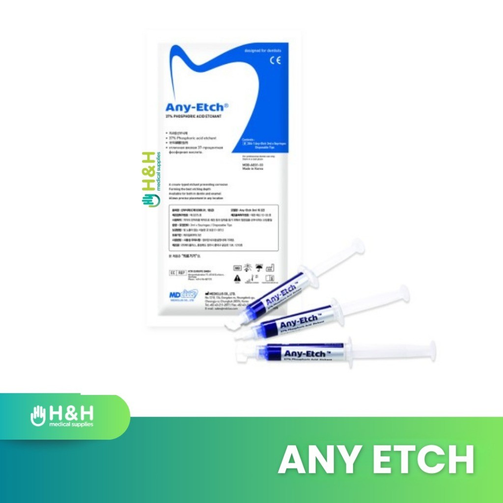 Any Etch / Etsa Gigi / Etsa 37%/ Dental Etching / Etching Gel / Etching