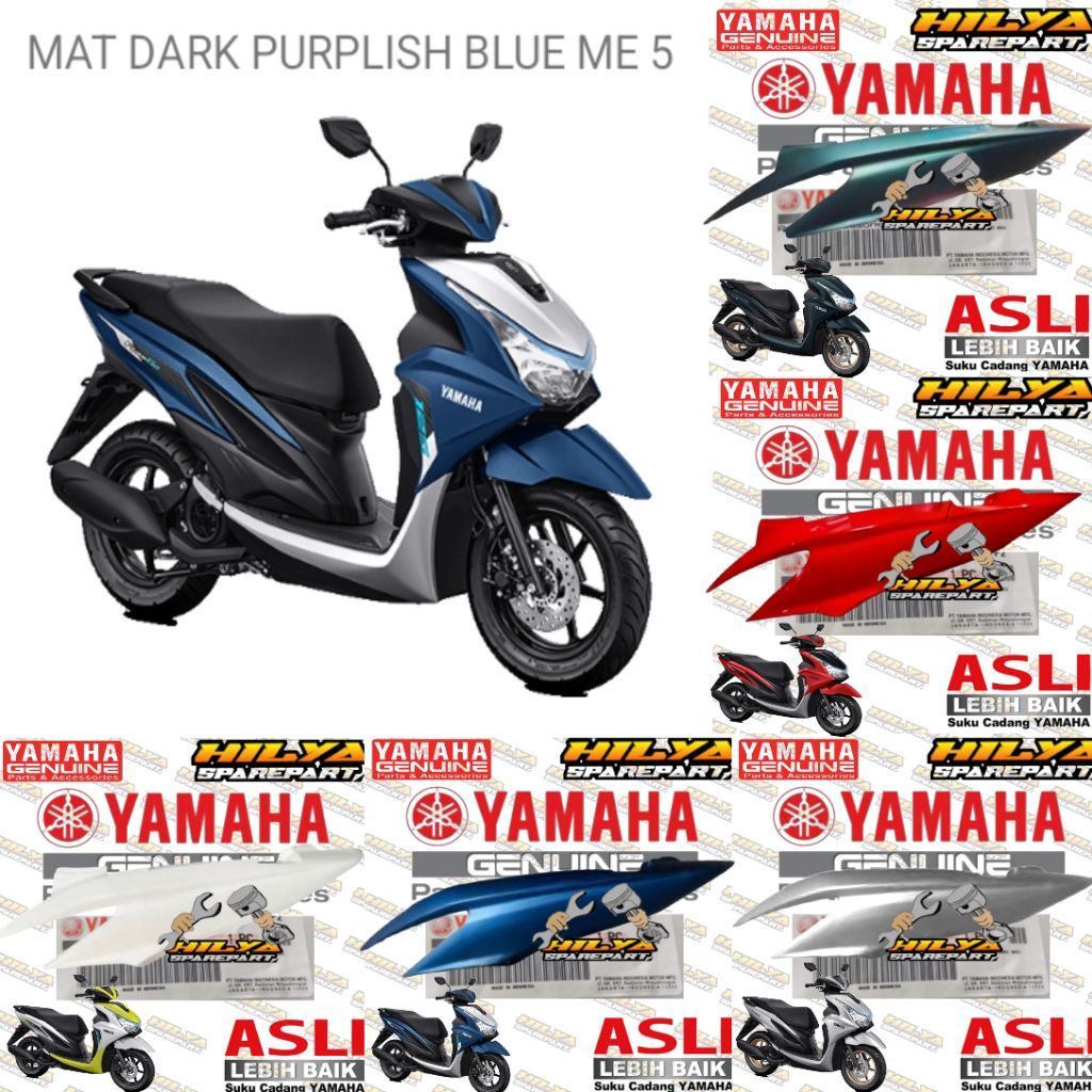 Cover Side, Body Belakang New Freego Freego 125 Kiri Original Yamaha