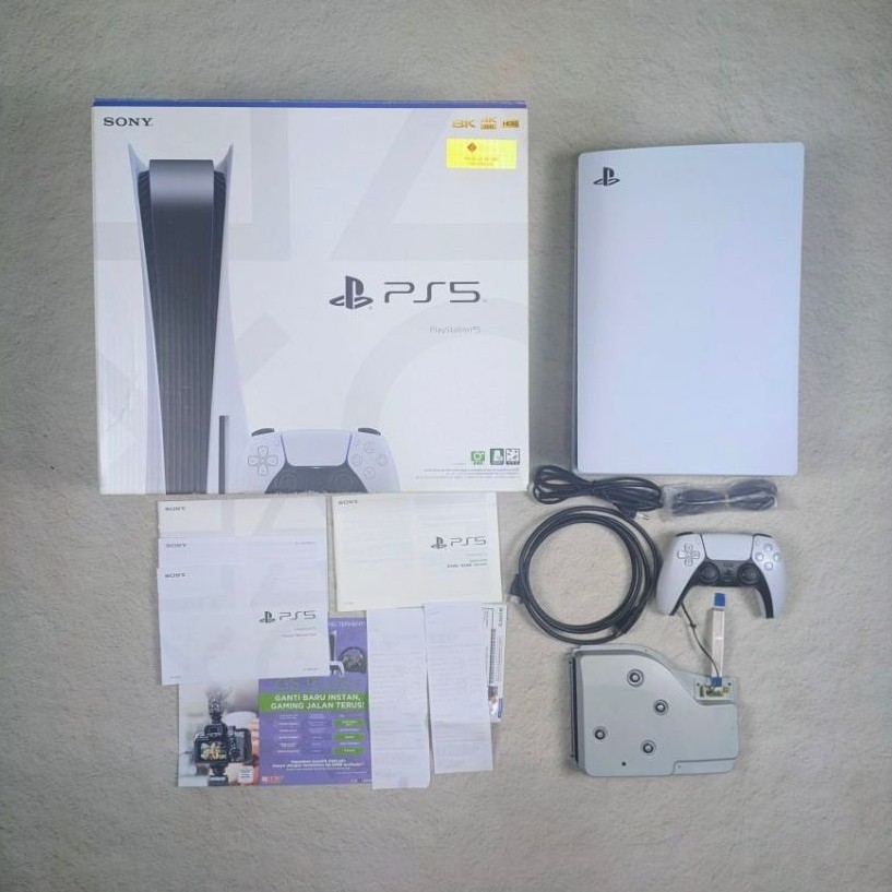 Sony Playstation 5 PS5 PS 5 Fat "Digital" CFI 1218A Resmi Sony Indonesia + Akun PSN Isi Saldo 886 Ri