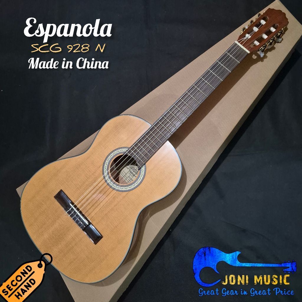 Gitar Akustik Klasik Nylon Espanola SCG-928 N CS-482 OR Original