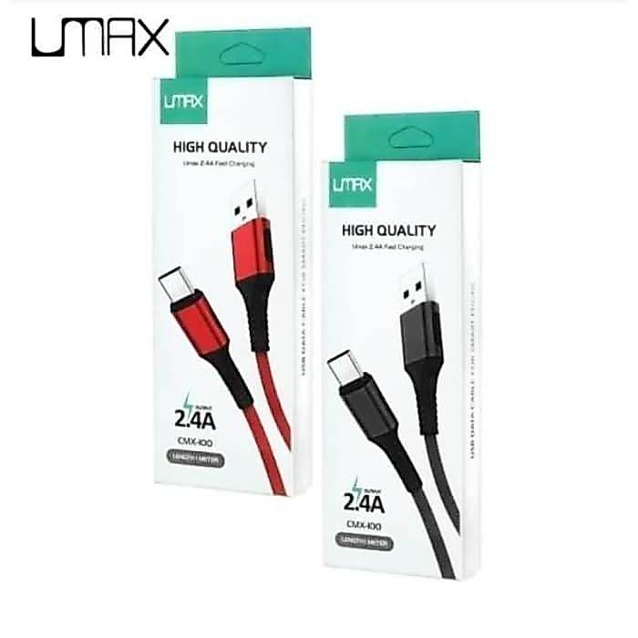 KABEL DATA UMAX CMX-100 | KABEL 1 METER | USB MURAH | FAST CHARGING