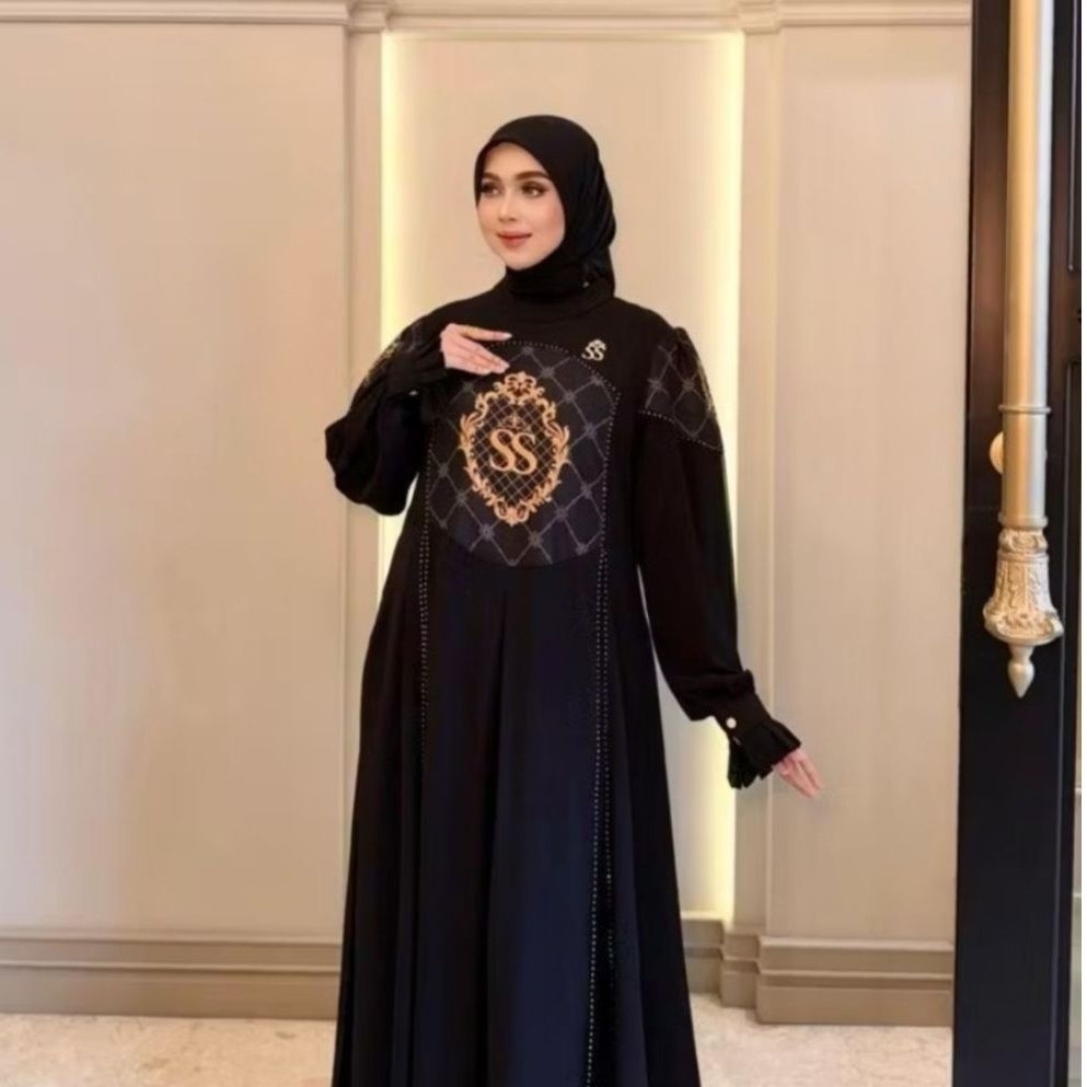 Gamis Dress Abaya Mahkota by Sheila Saukia SS