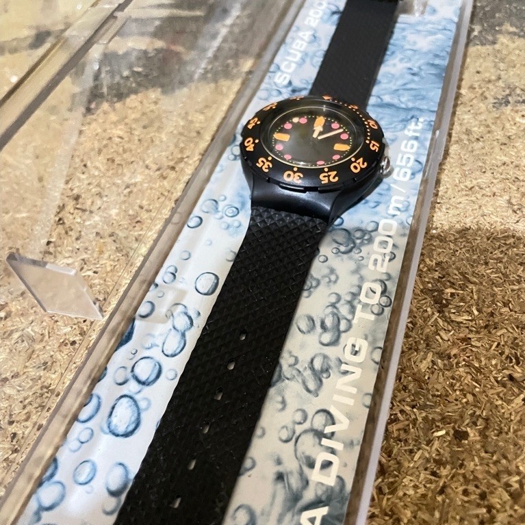 jam tangan pria Swatch scuba vintage original