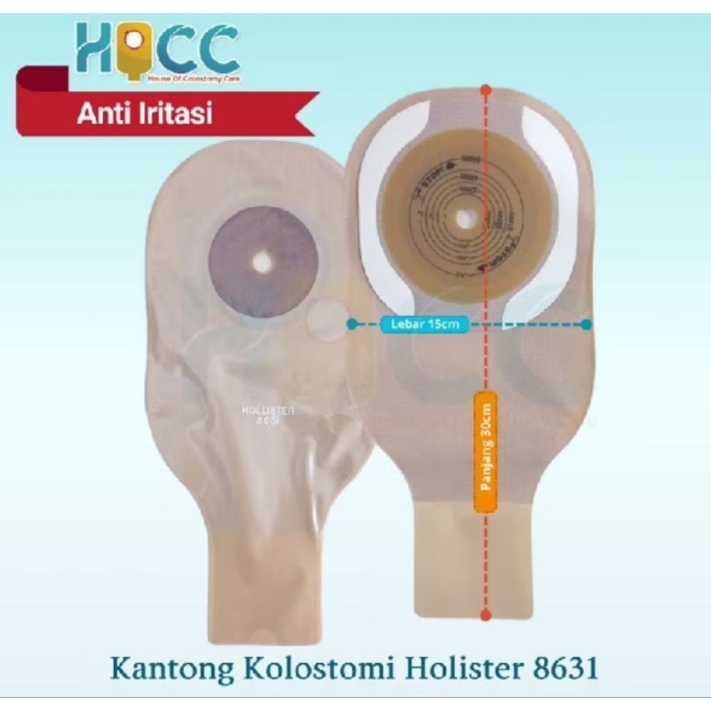 Promo Colostomy Bag Dewasa Hollister 8631 Kantong Kolostomi Hollister 8631 Per Pcs


