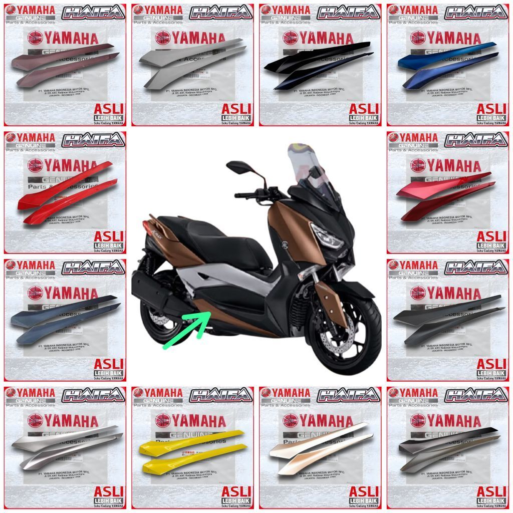 Mole side cover body bawah kanan kiri yamaha XMAX Old Original Yamaha B74-F171L-00 B74-F171M-00